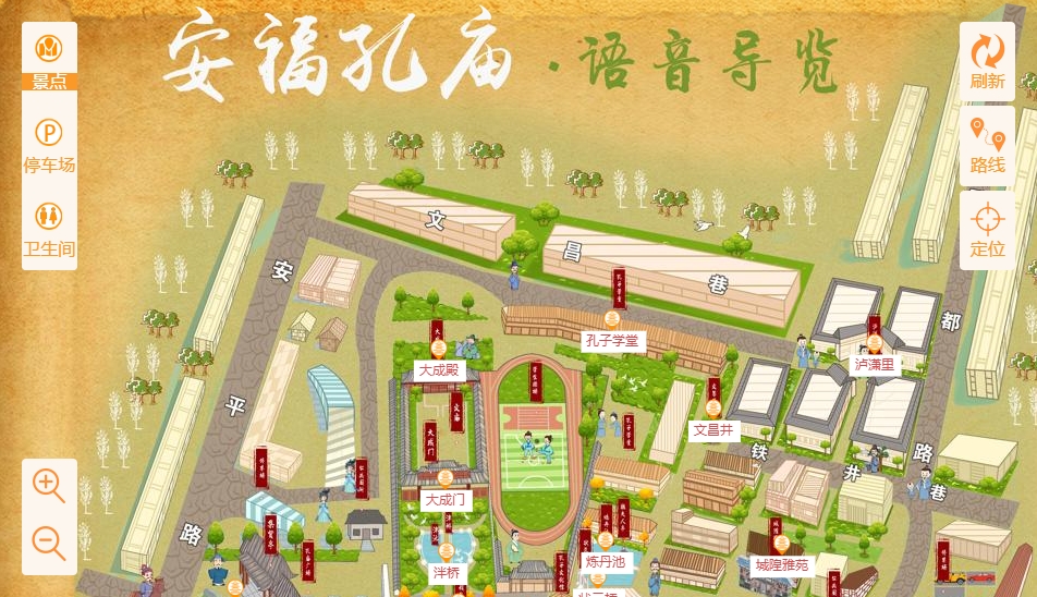 灞桥手绘地图：智慧景区智能化服务的延伸